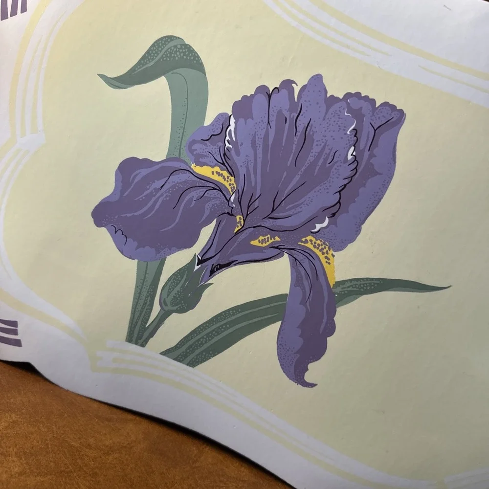Iris Vinyl Place Mats Set Of 8